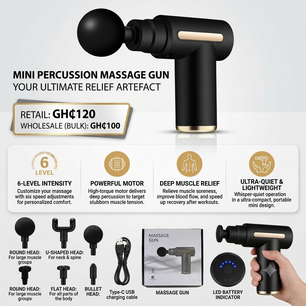 Mini Percussion Massage Gun - Ultimate Relief Artefact
